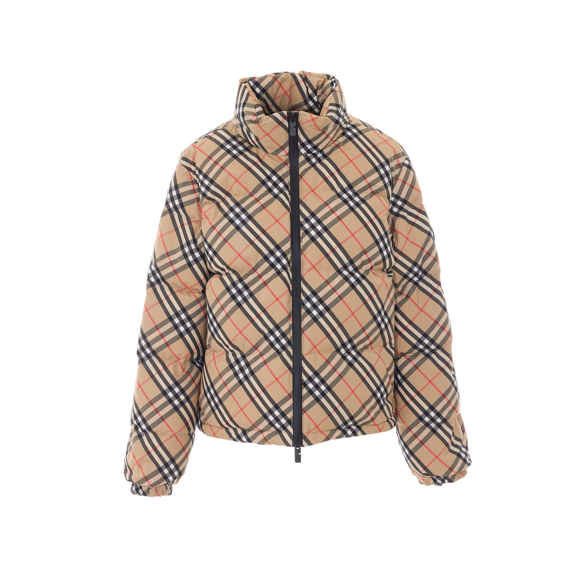 Burberry Women's Check Ambleside Down Jacket in Sand - view 1