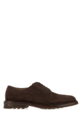 Brunello Cucinelli Men's Suede Lace-Up Shoes in Chocolate - view 1