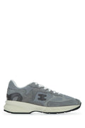 Celine Women's Mesh Low Lace-Up Sneakers in Grey - view 1
