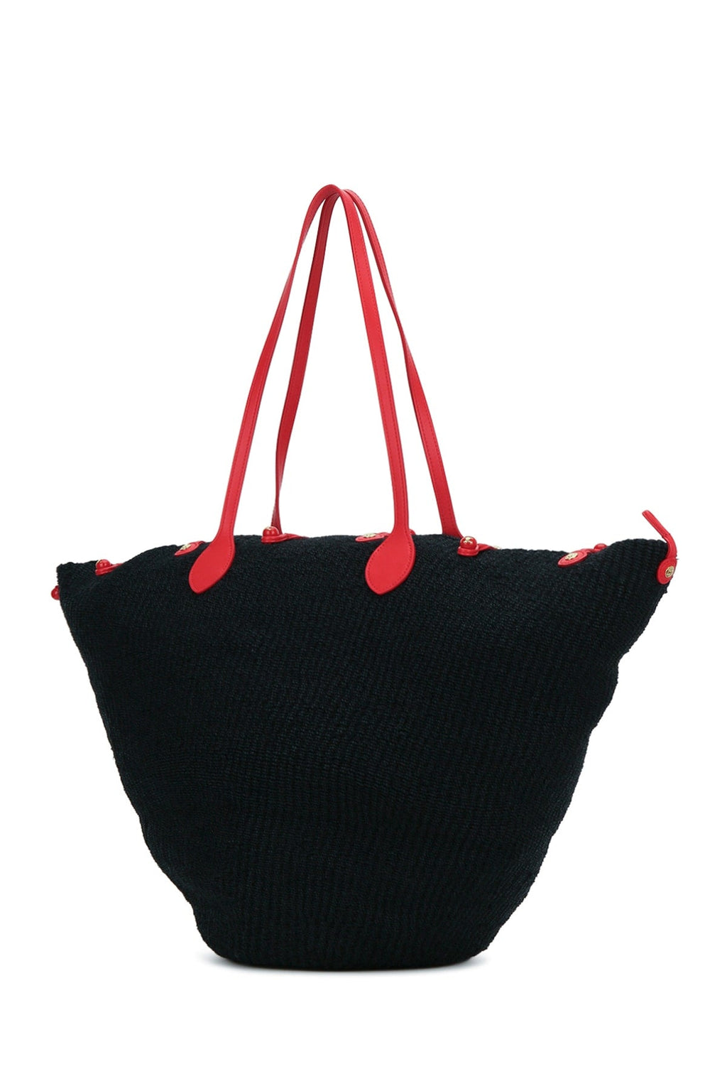 Celine Women's Sisal Large Triomphe Beads Bag in Black - view 2