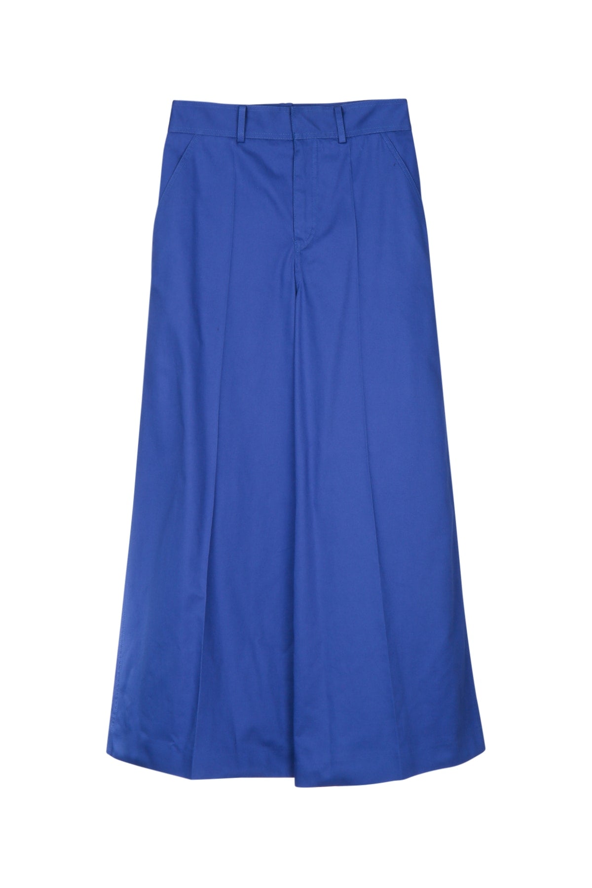 Celine Women's Cotton Trousers in Blue - view 1
