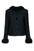Celine Women's Fringe Chasseur Jacket in Black - view 1