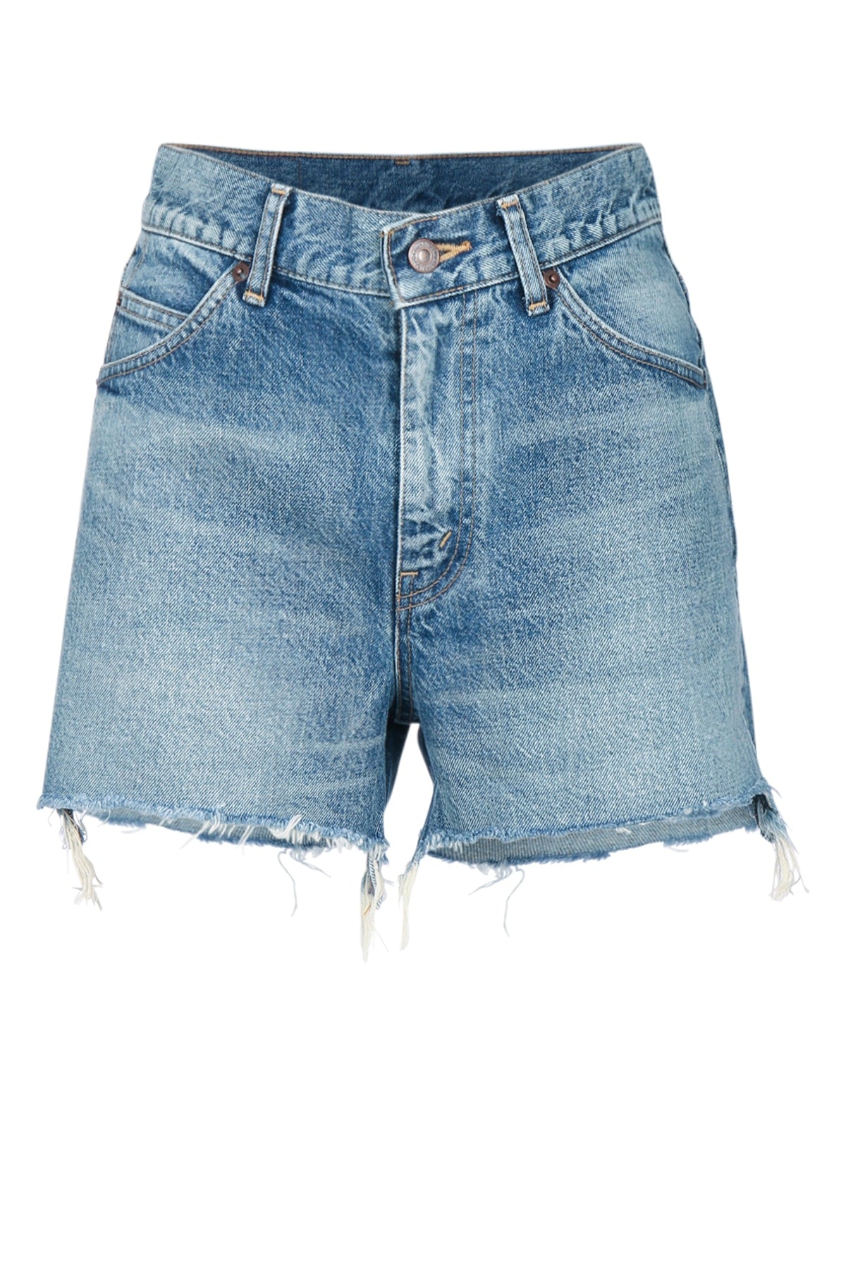 Celine Women's Denim Shorts in Light Blue - view 1
