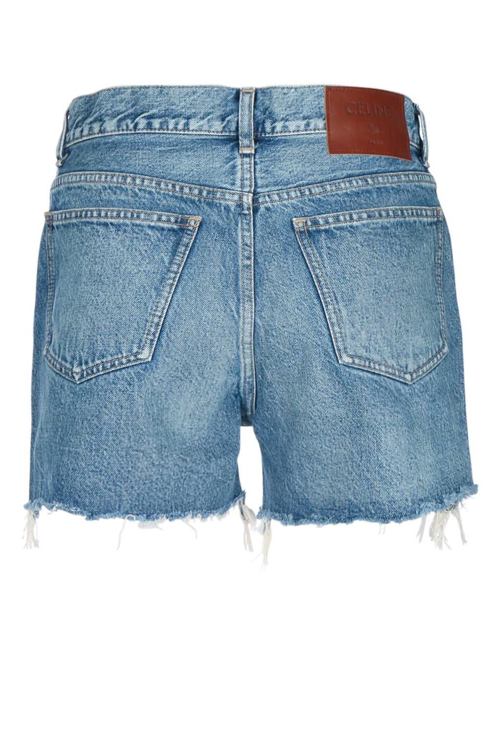 Celine Women's Denim Shorts in Light Blue - view 2