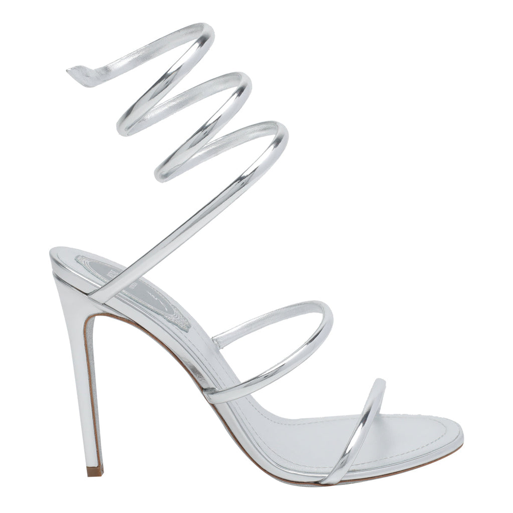 René Caovilla Women's Cleo Pump Sandals in Silver Leather - view 1