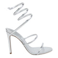 René Caovilla Women's Cleo Pump Sandals in Silver Leather - view 1