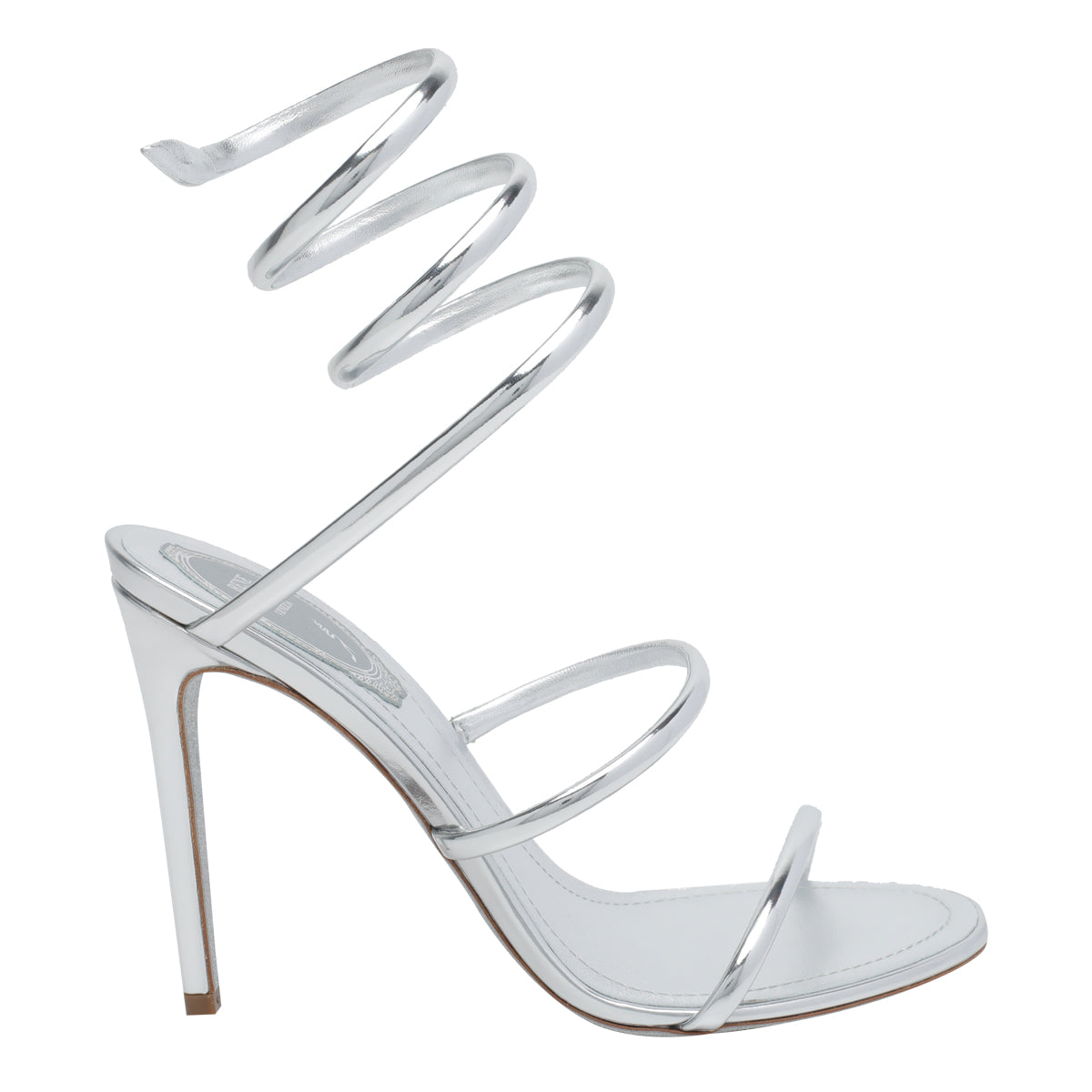 René Caovilla Women's Cleo Pump Sandals in Silver Leather - view 1