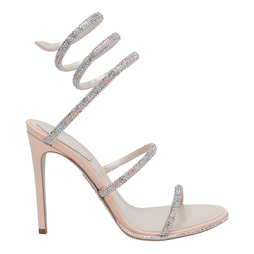 René Caovilla Women's Cleo Pump Sandals in Pink Leather - view 1