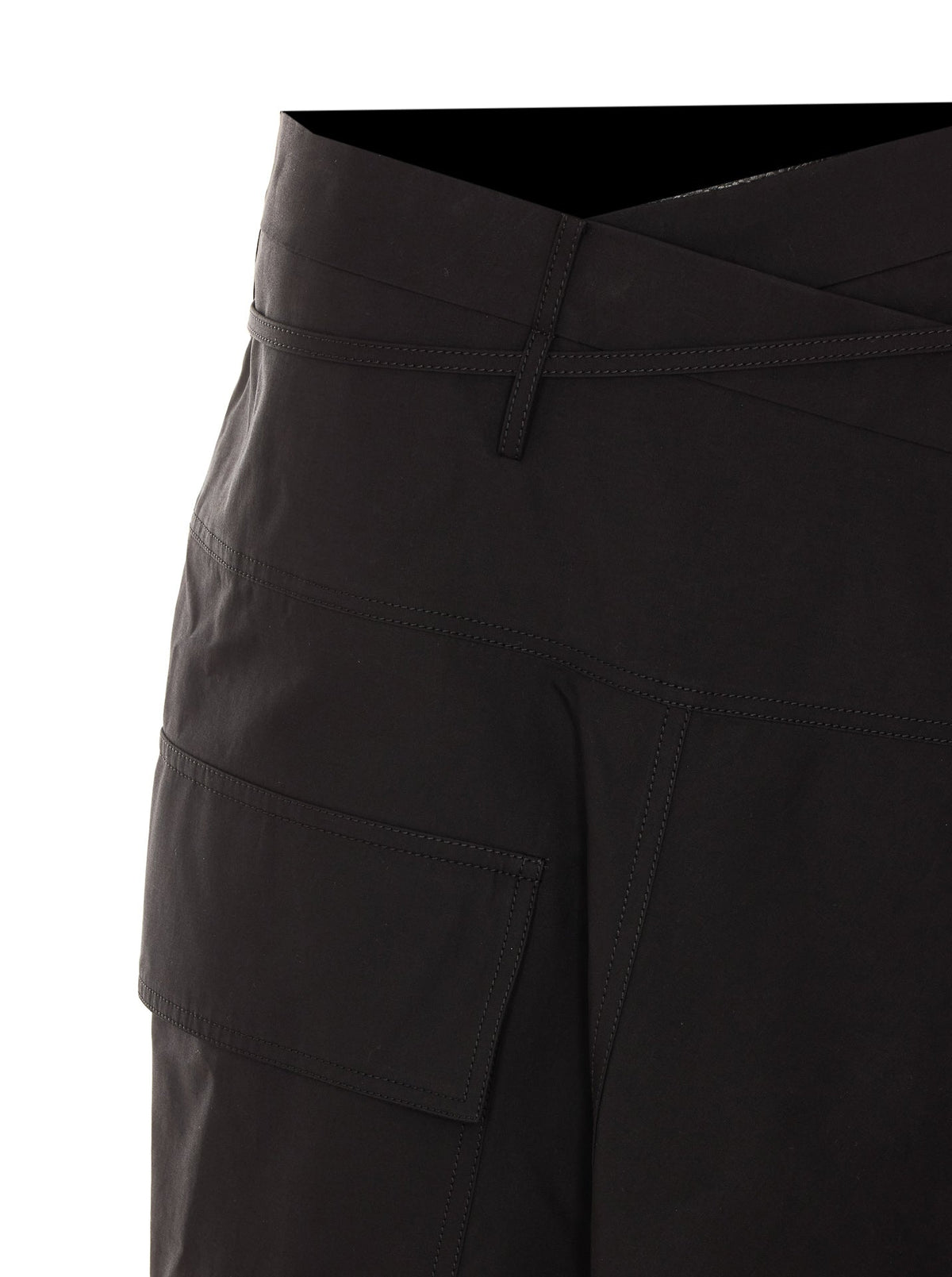 Bottega Veneta Women's Compact Cotton Toile Skirt in Black - view 4