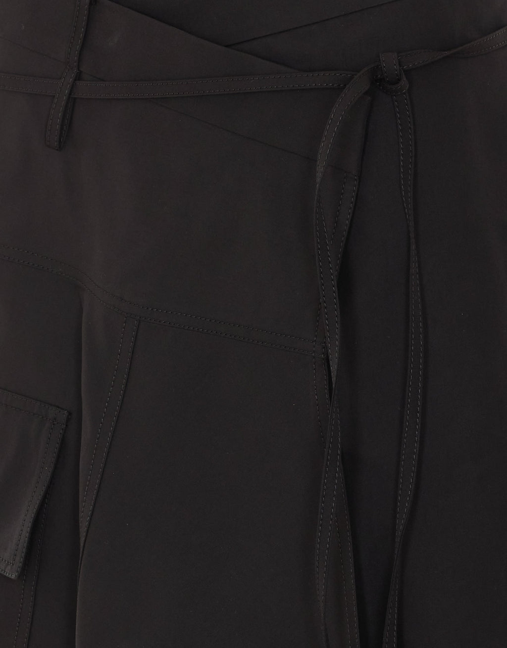 Bottega Veneta Women's Compact Cotton Toile Skirt in Black - view 3
