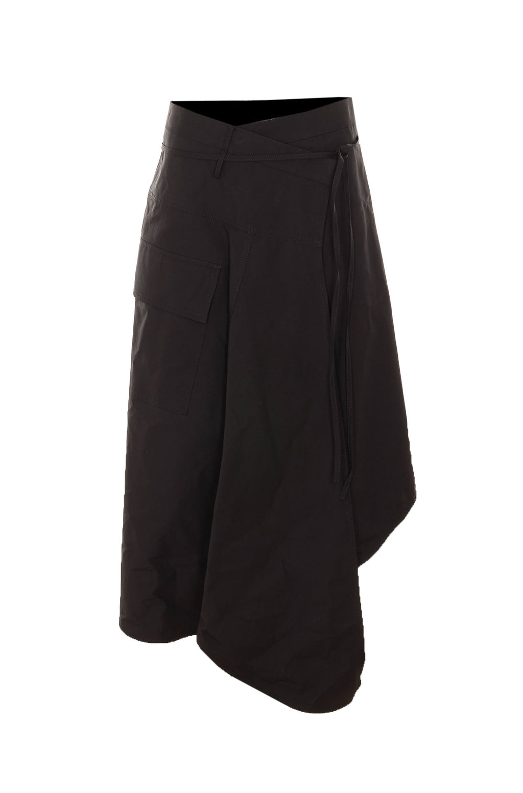 Bottega Veneta Women's Compact Cotton Toile Skirt in Black - view 1