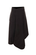 Bottega Veneta Women's Compact Cotton Toile Skirt in Black - view 1