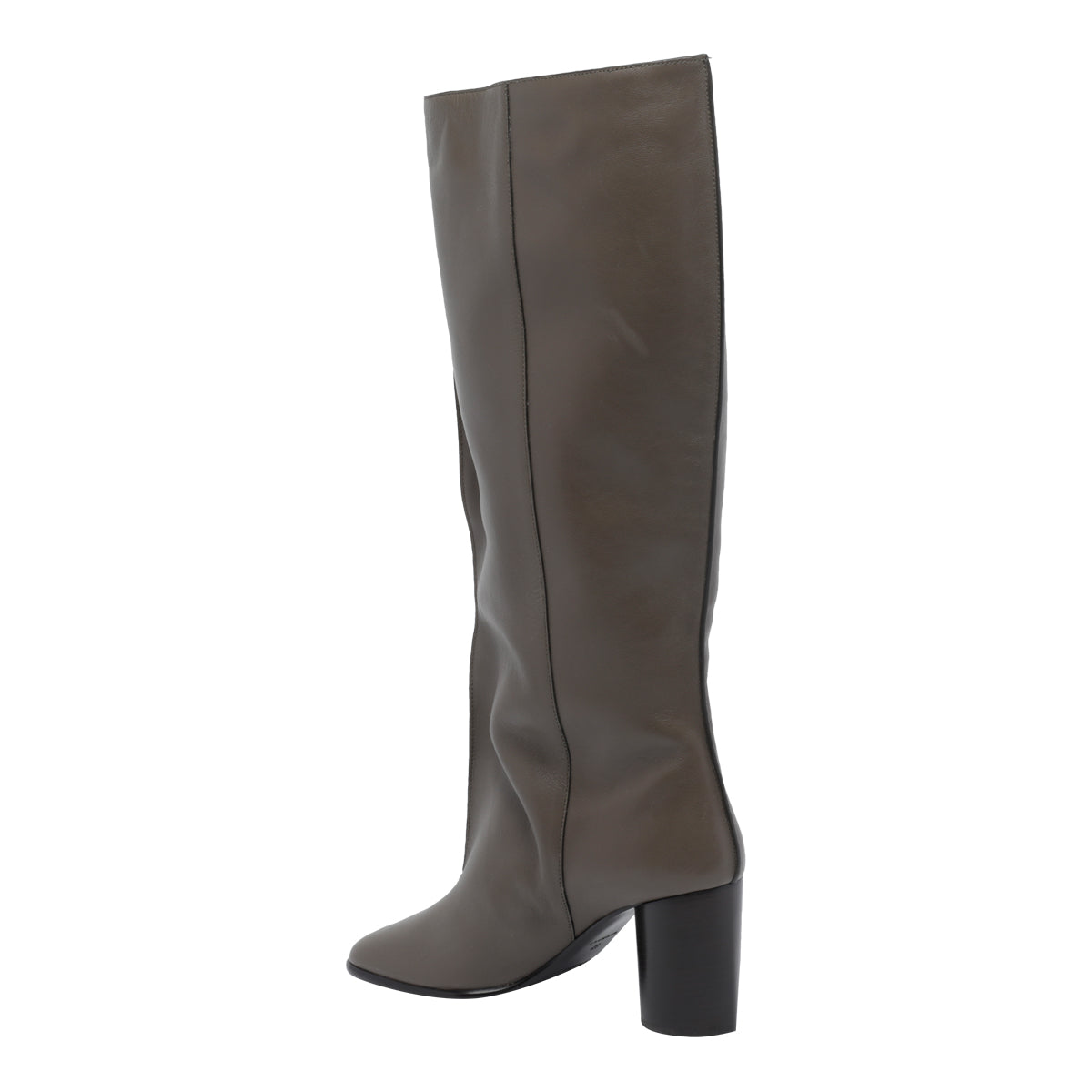 Lemaire Women's Crease Sleeve Boots in Brown Leather - view 4