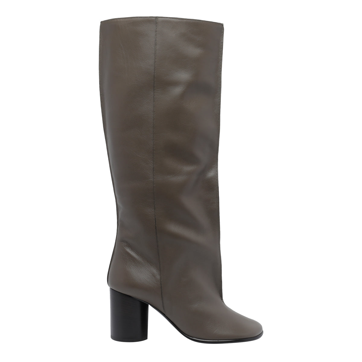 Lemaire Women's Crease Sleeve Boots in Brown Leather - view 1