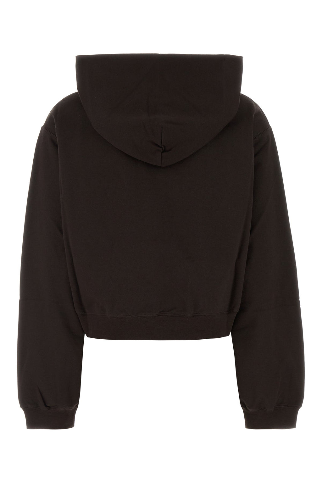Gucci Women's Oversize Cotton Sweatshirt in Chocolate