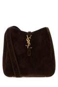 Saint Laurent Women's Suede Le 5a7 Crossbody in Dark Brown - view 1