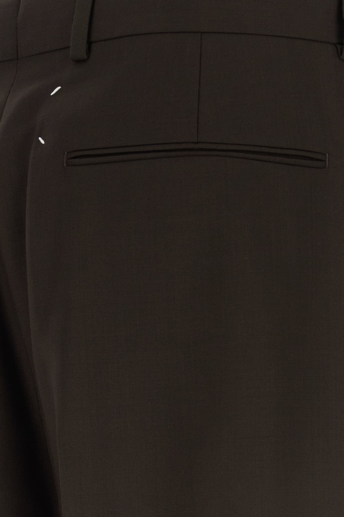 Maison Margiela Men's Wool Pants in Brown - view 5