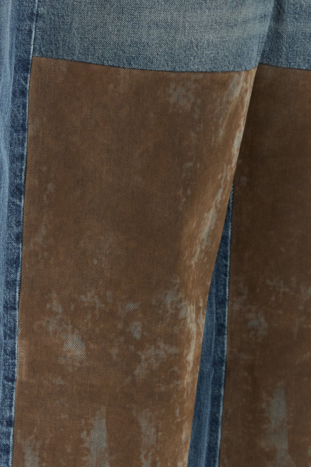 Maison Margiela Men's Cotton Denim Jeans in Blue/Brown - view 5