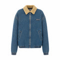 Miu Miu Women's Denim Logo Blosuon in Denim Wool - view 1