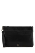 Dolce＆gabbana Men's Leather Document Pouch in Black - view 1