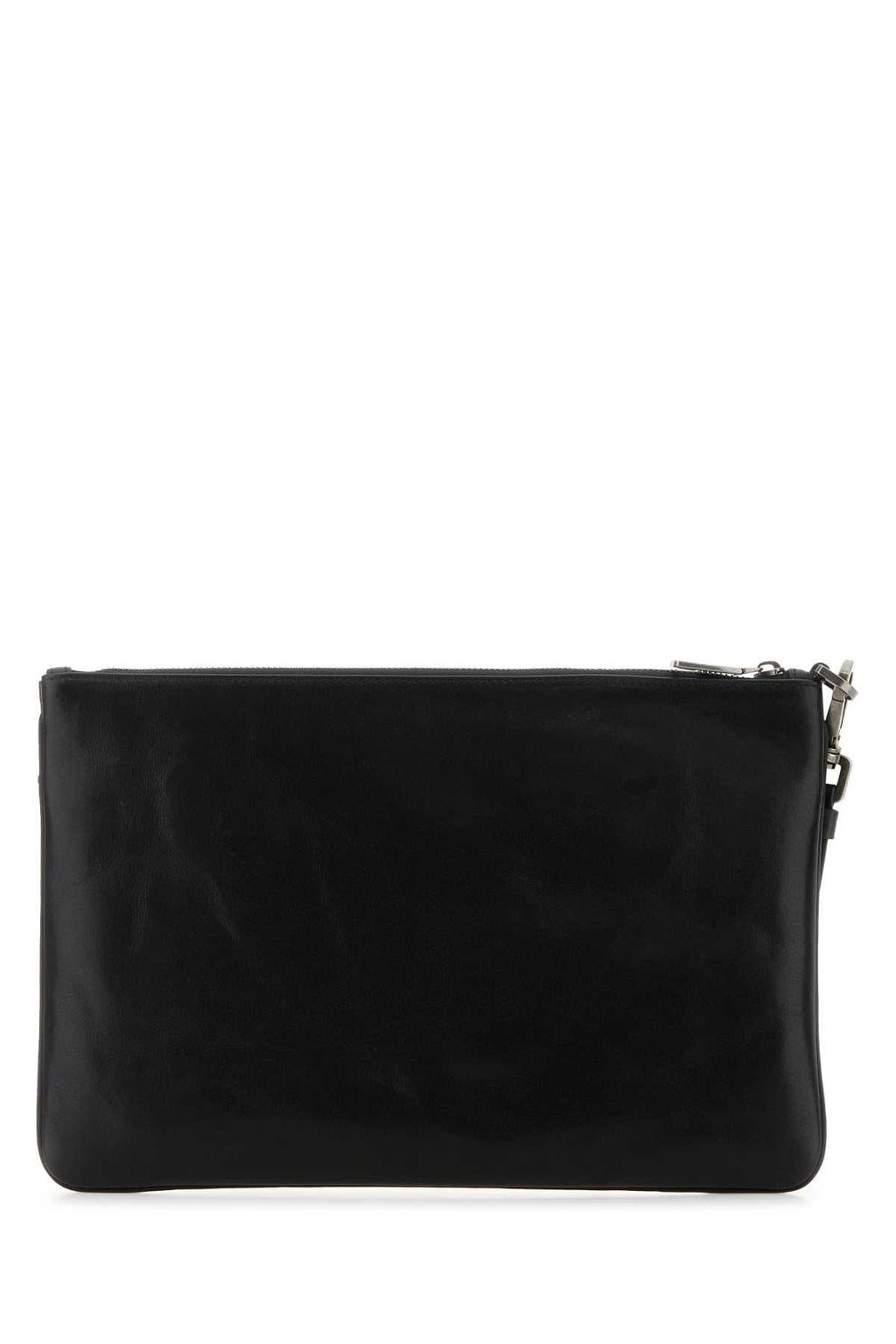 Dolce＆gabbana Men's Leather Document Pouch in Black - view 3