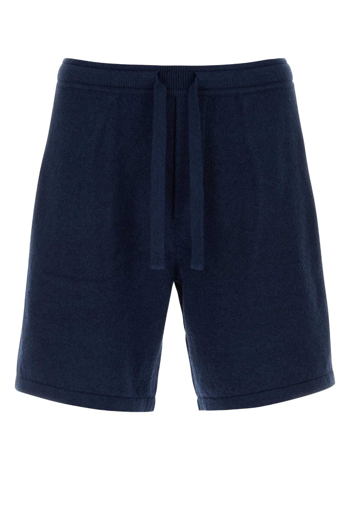 Dolce＆gabbana Men's Cotton Shorts in Navy - view 1