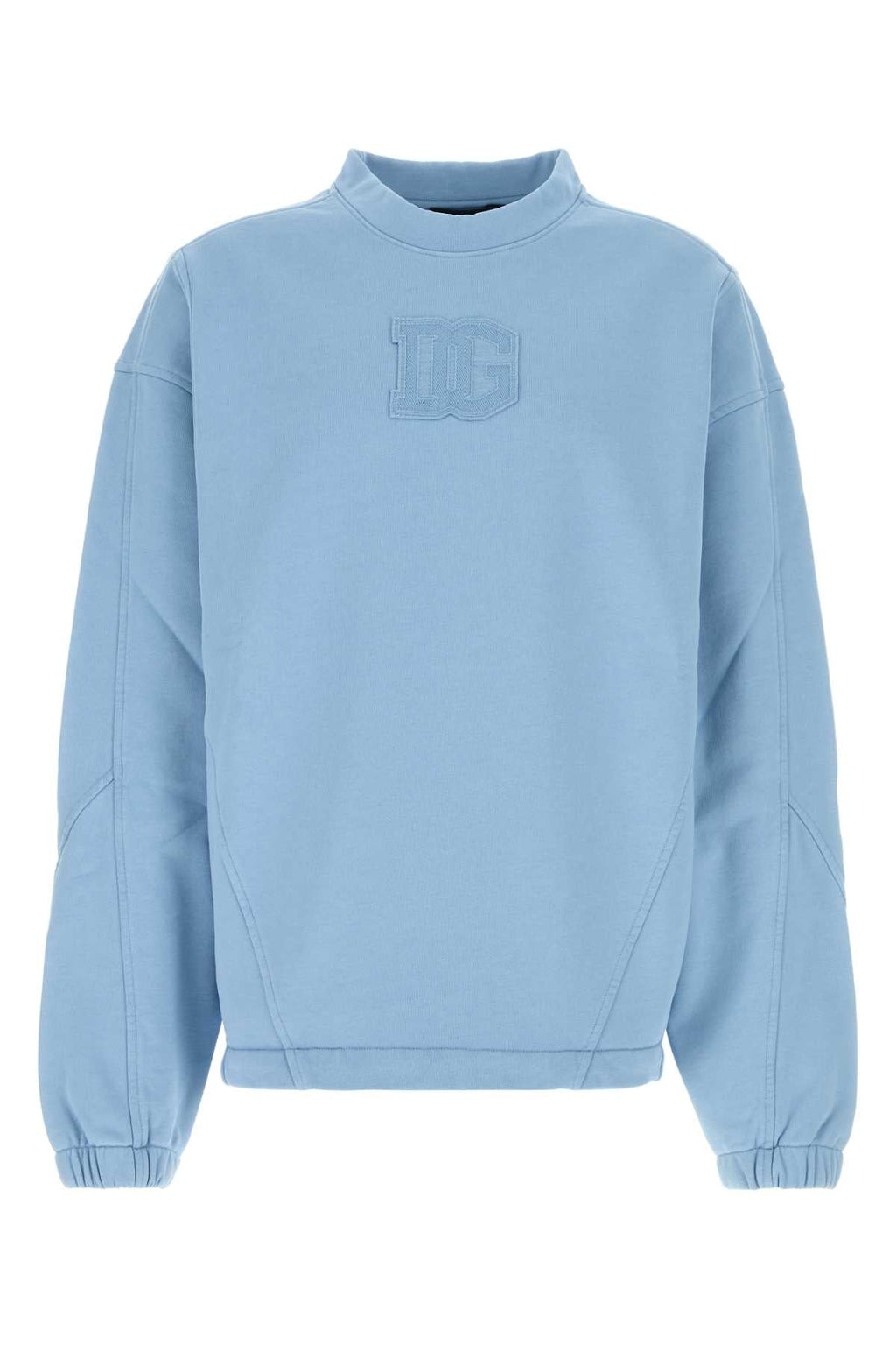 Dolce＆gabbana Men's Cotton Sweatshirt in Light Blue - view 1