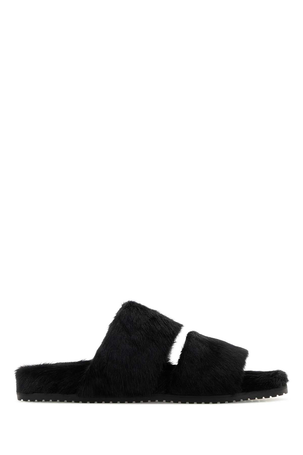 Dolce＆gabbana Men's Leather Slides in Black - view 1