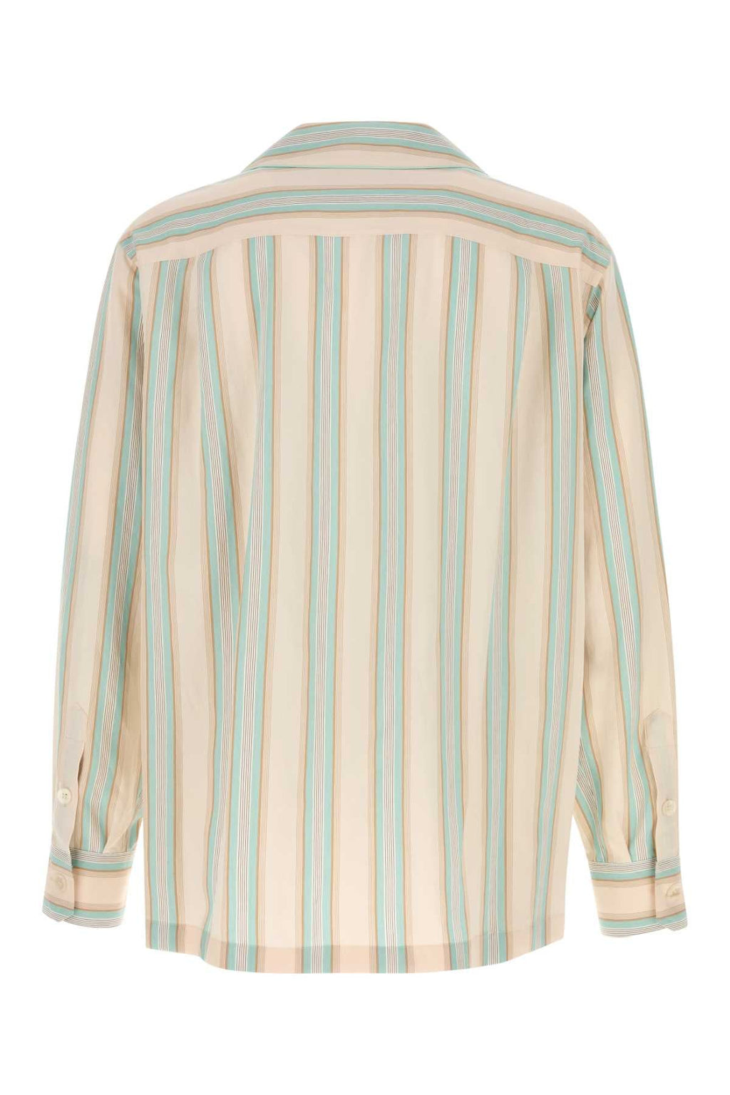 Dolce＆gabbana Men's Striped Viscose Shirt in Beige - view 2