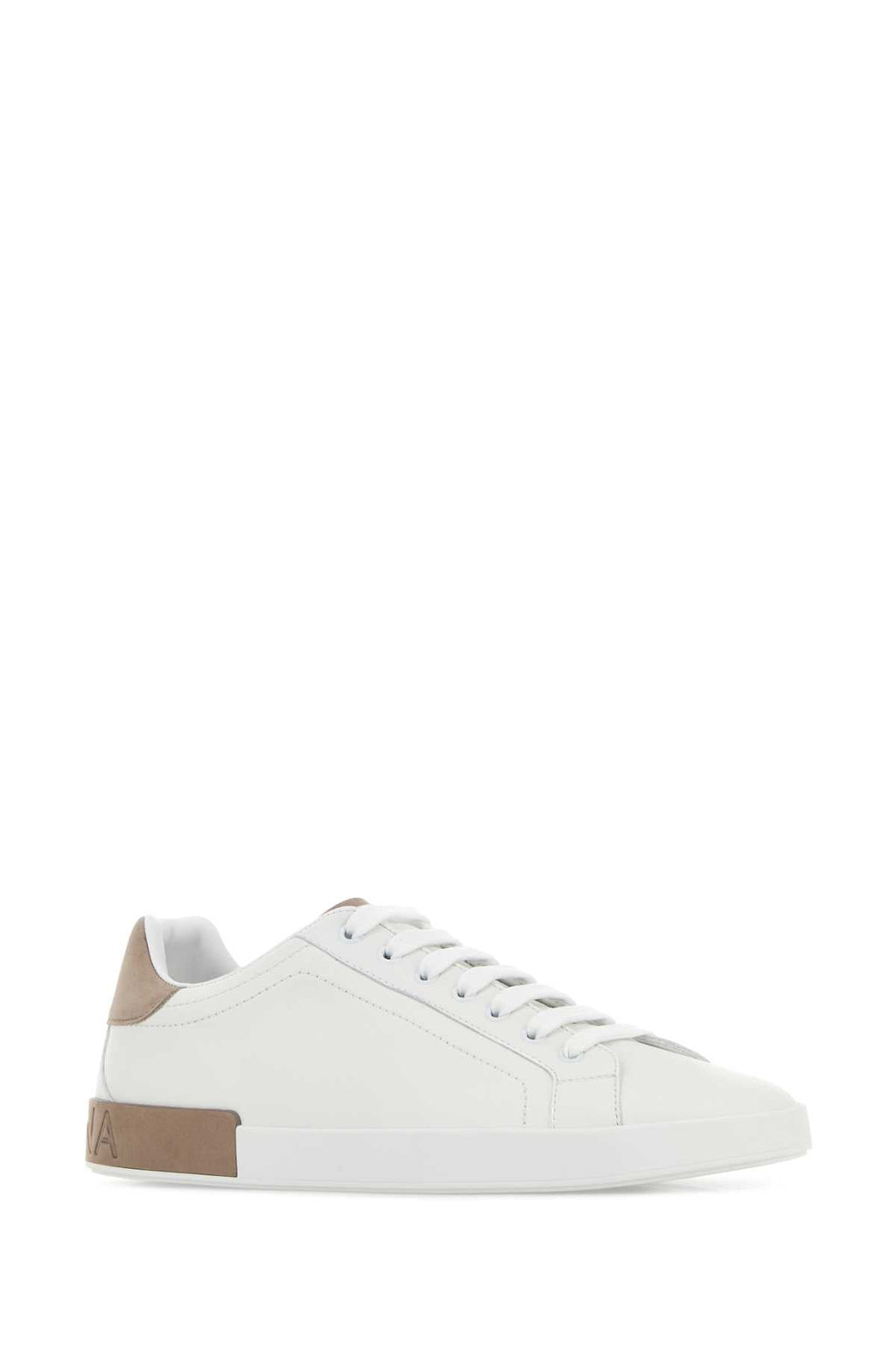 Dolce＆gabbana Men's Calfskin Sneakers in White - view 2