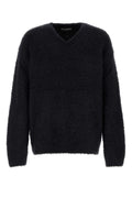 Dolce＆gabbana Men's Alpaca V-Neck Sweater in Navy - view 1