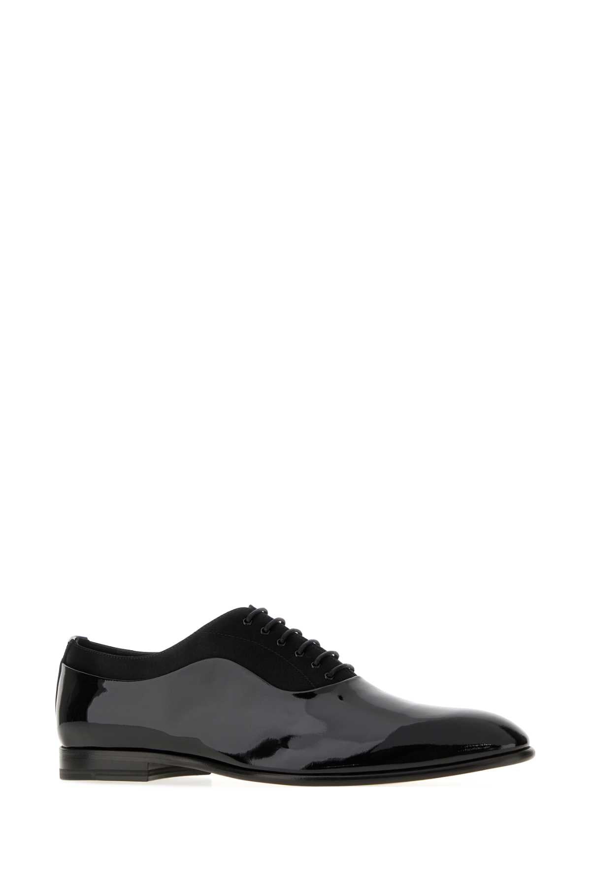 Dolce＆gabbana Men's Patent Derby Shoes in Black - view 2