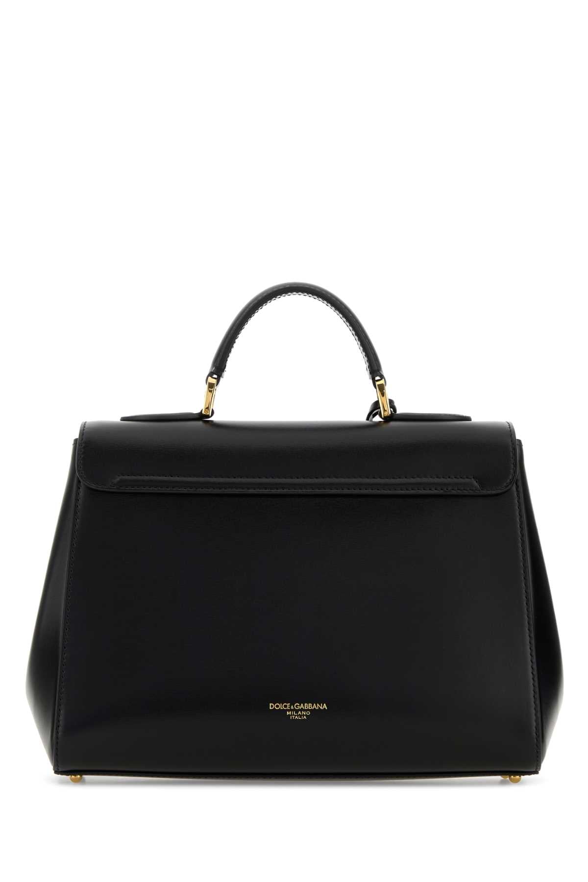 Dolce＆gabbana Women's Leather Padlock Bag in Black - view 3