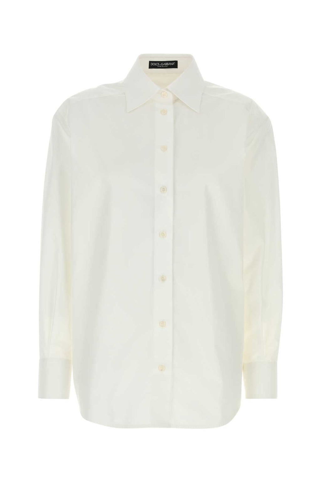 Dolce＆gabbana Women's Long Cotton Shirt in White - view 1