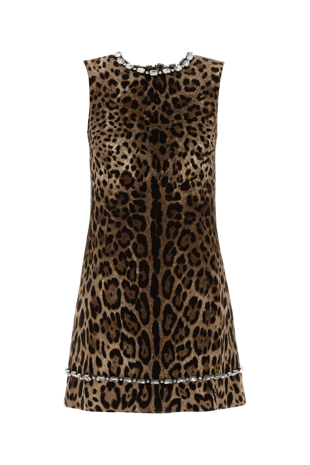 Dolce＆gabbana Women's Leopard Print Viscose Mini Dress - view 1