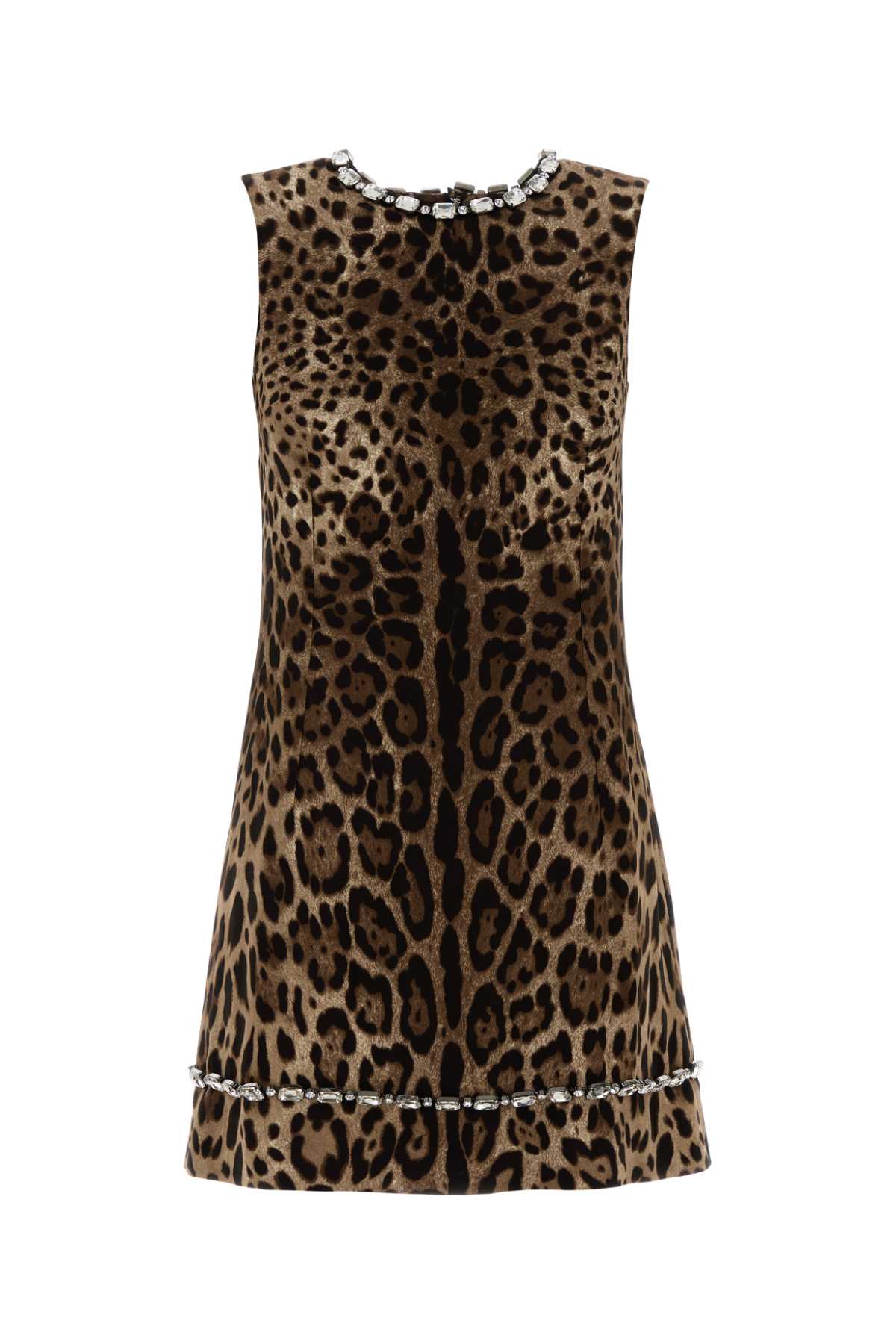 Dolce＆gabbana Women's Leopard Print Viscose Mini Dress - view 1