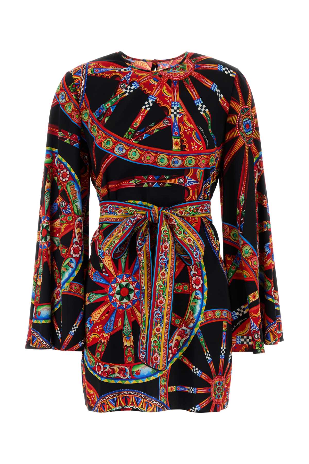 Dolce＆gabbana Women's Printed Silk Shirt in Multicolour - view 1