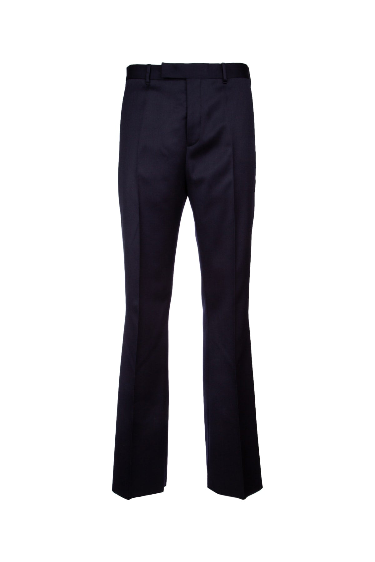 Dior Men's Wool Wide Trousers in Navy Blue - view 1