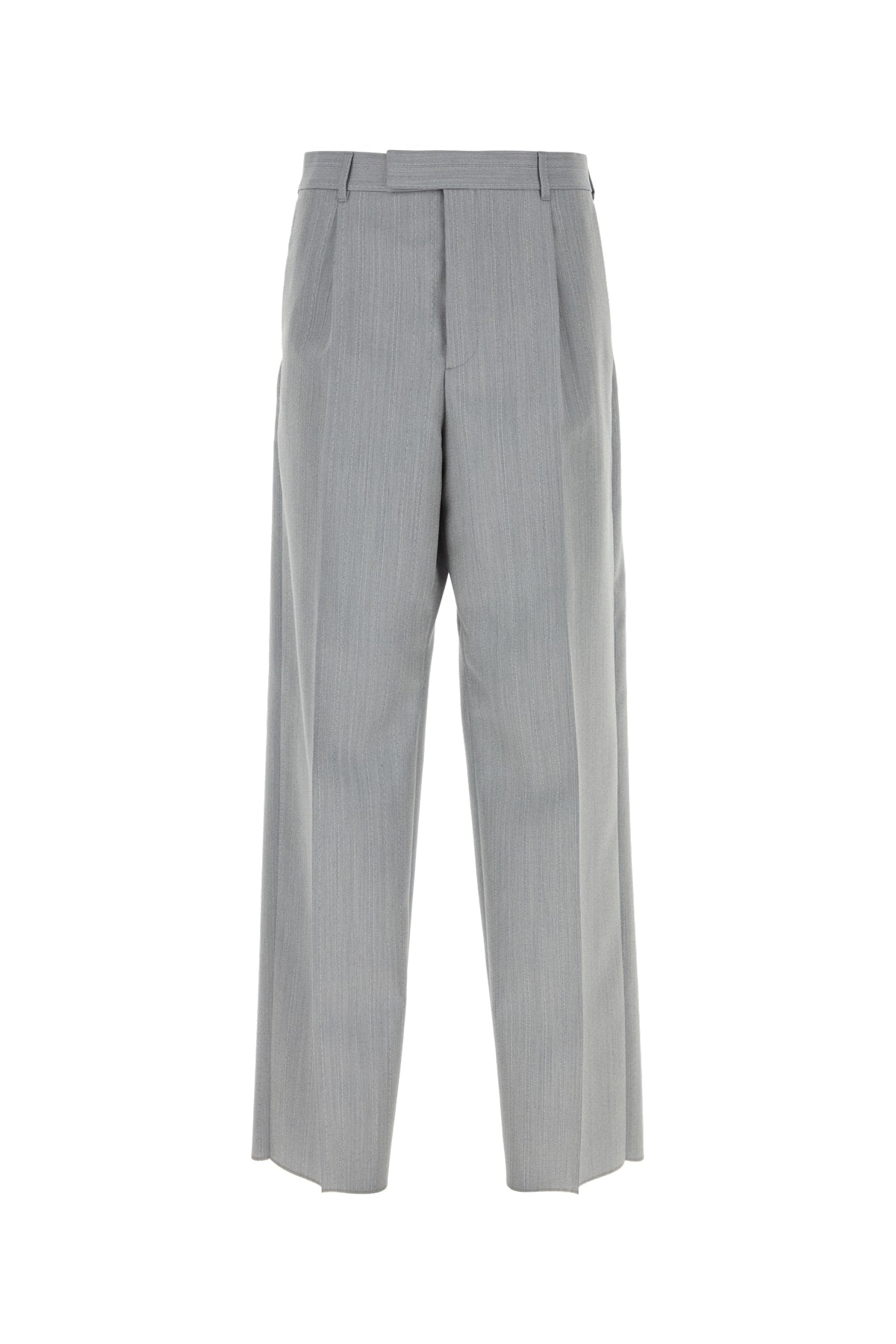 Dior Men's Wool Mohair Trousers in Grey - view 1