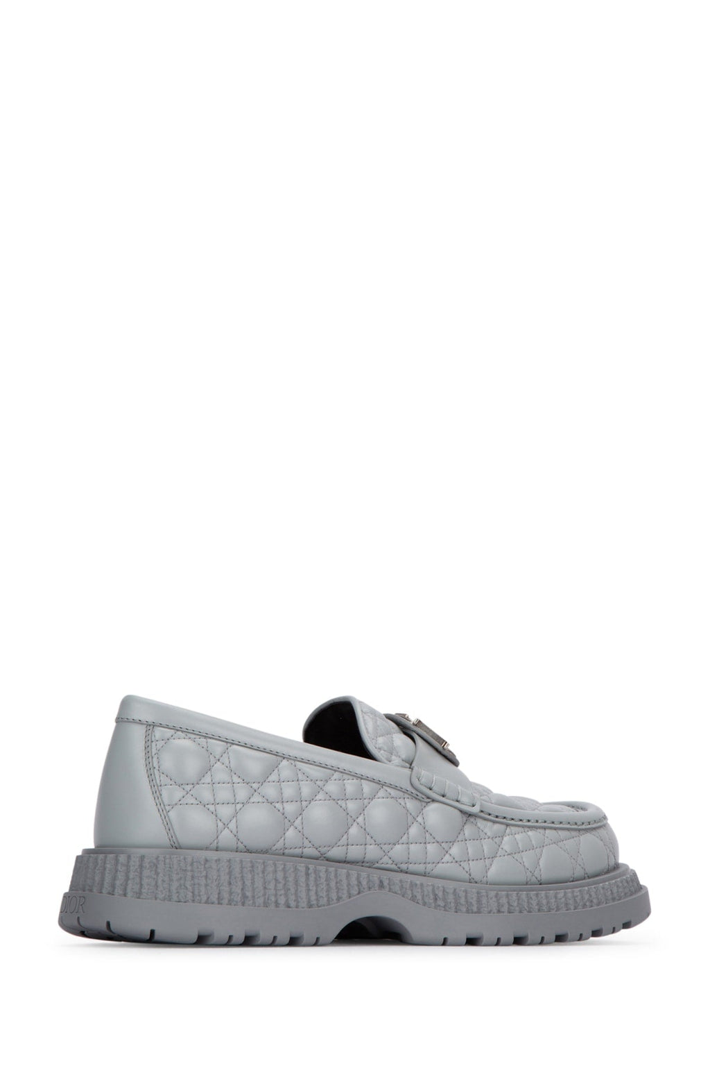 Dior Men's Suede Chunky Loafers in Grey - view 3
