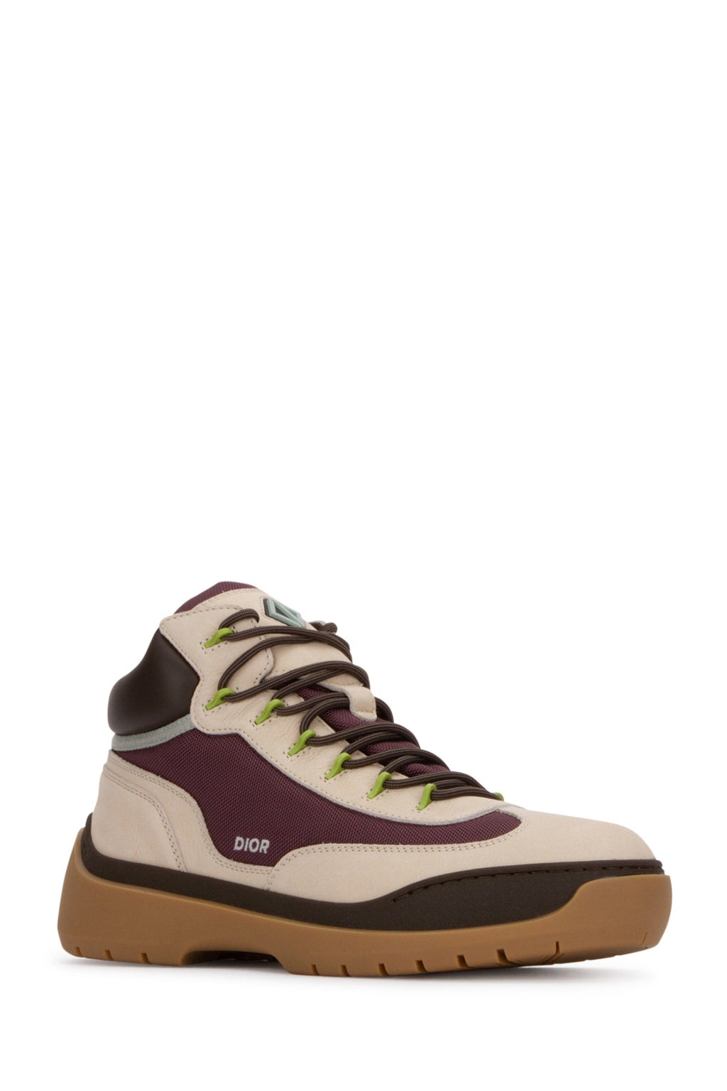 Dior Men's Leather Hiking Boots in Light Brown - view 2