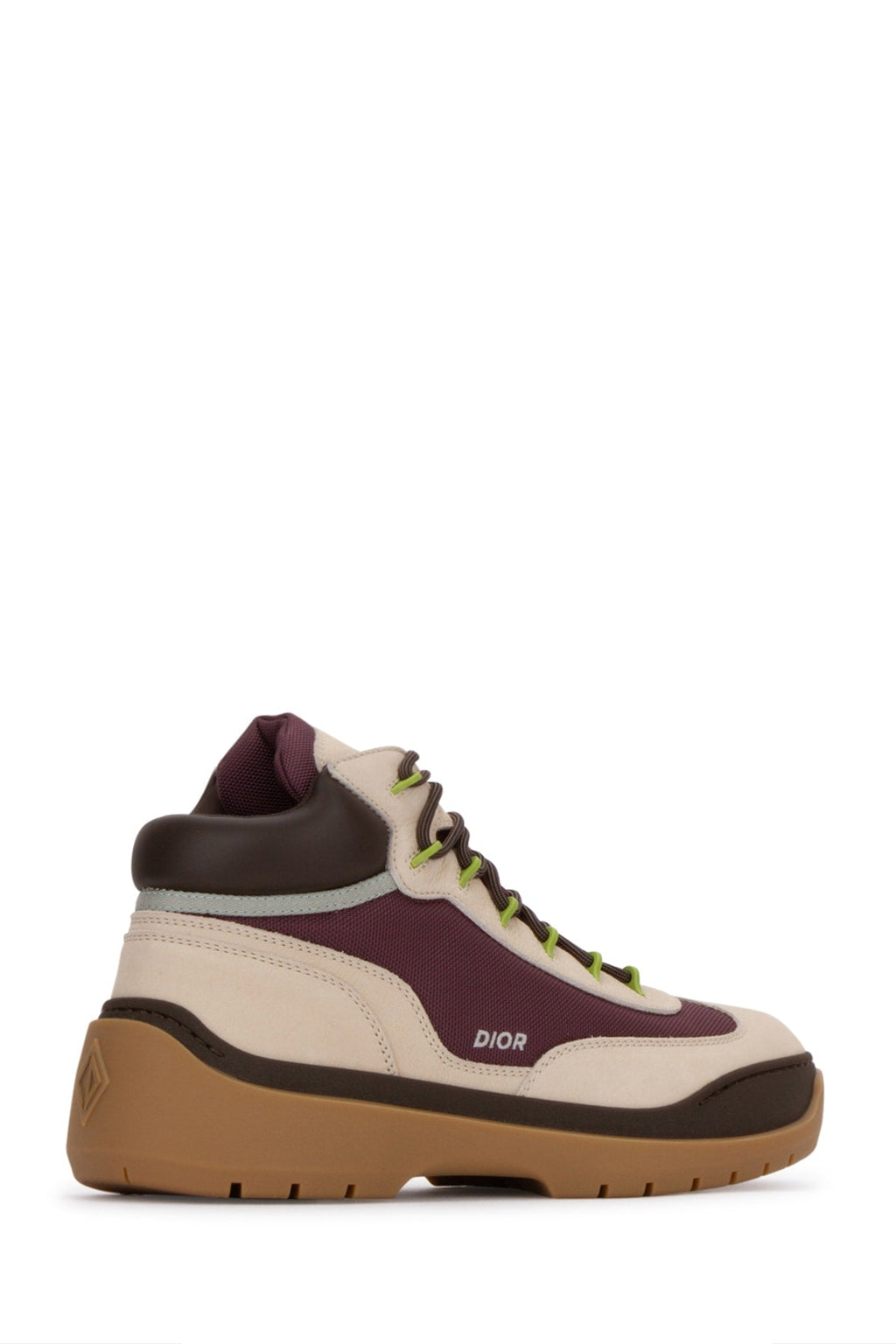 Dior Men's Leather Hiking Boots in Light Brown - view 3