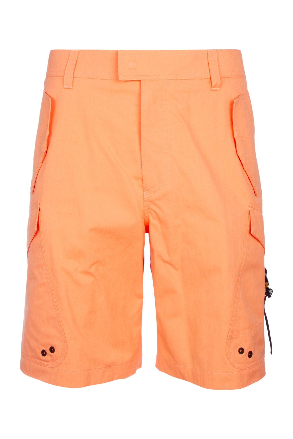 Dior Men's Cotton Cargo Shorts in Orange - view 1