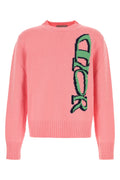 Dior Men's Wool Cashmere Jumper in Pink - view 1