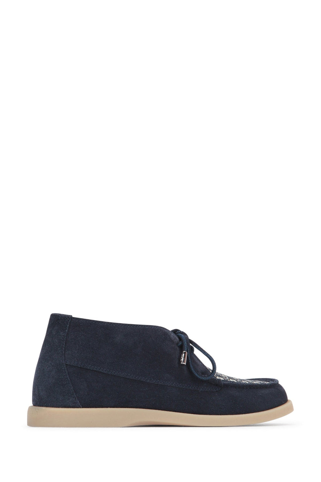 Dior Men's Leather Grandville Derby Shoes in Blue - view 3
