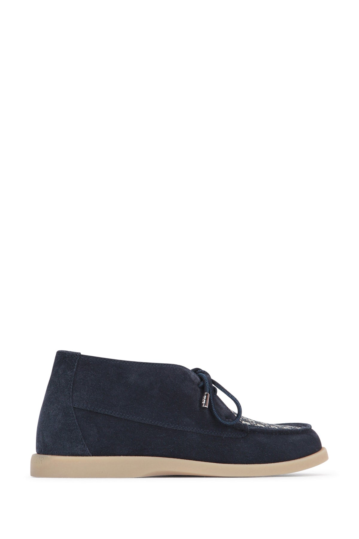 Dior Men's Leather Grandville Derby Shoes in Blue - view 3