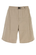 Dior Men's Cotton Buckle Shorts in Beige - view 1