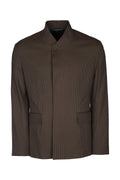 Dior Men's Zip Front Jacket in Brown - view 1