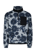 Dior Men's Jacquard Half Zip Sweatshirt in Blue - view 1