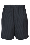 Dior Men's Wool Pinstripe Shorts in Black - view 1